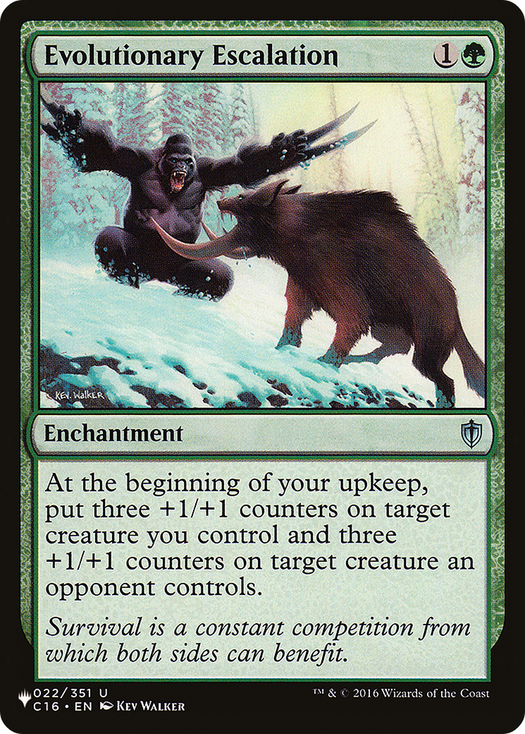 Evolutionary Escalation [The List] | The Time Vault CA