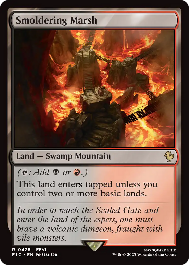 Smoldering Marsh [FINAL FANTASY Commander] | The Time Vault CA