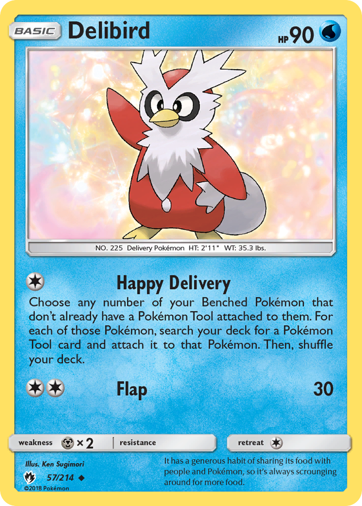 Delibird (57/214) [Sun & Moon: Lost Thunder] | The Time Vault CA