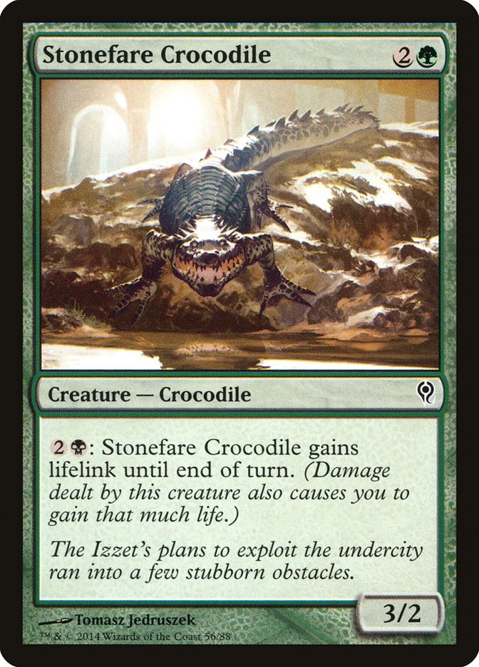 Stonefare Crocodile [Duel Decks: Jace vs. Vraska] | The Time Vault CA