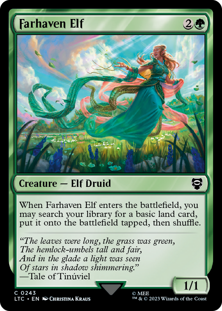 Farhaven Elf [The Lord of the Rings: Tales of Middle-Earth Commander] | The Time Vault CA