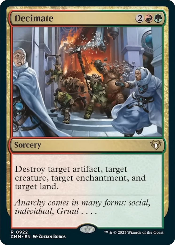 Decimate [Commander Masters] | The Time Vault CA