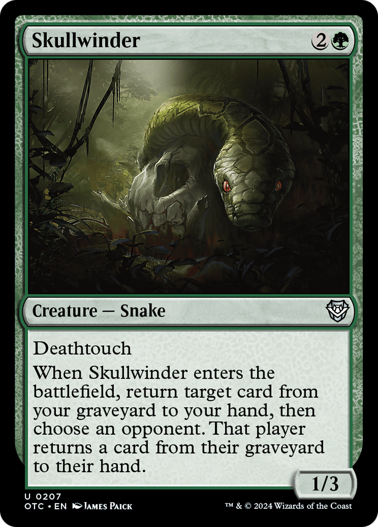 Skullwinder [Outlaws of Thunder Junction Commander] | The Time Vault CA