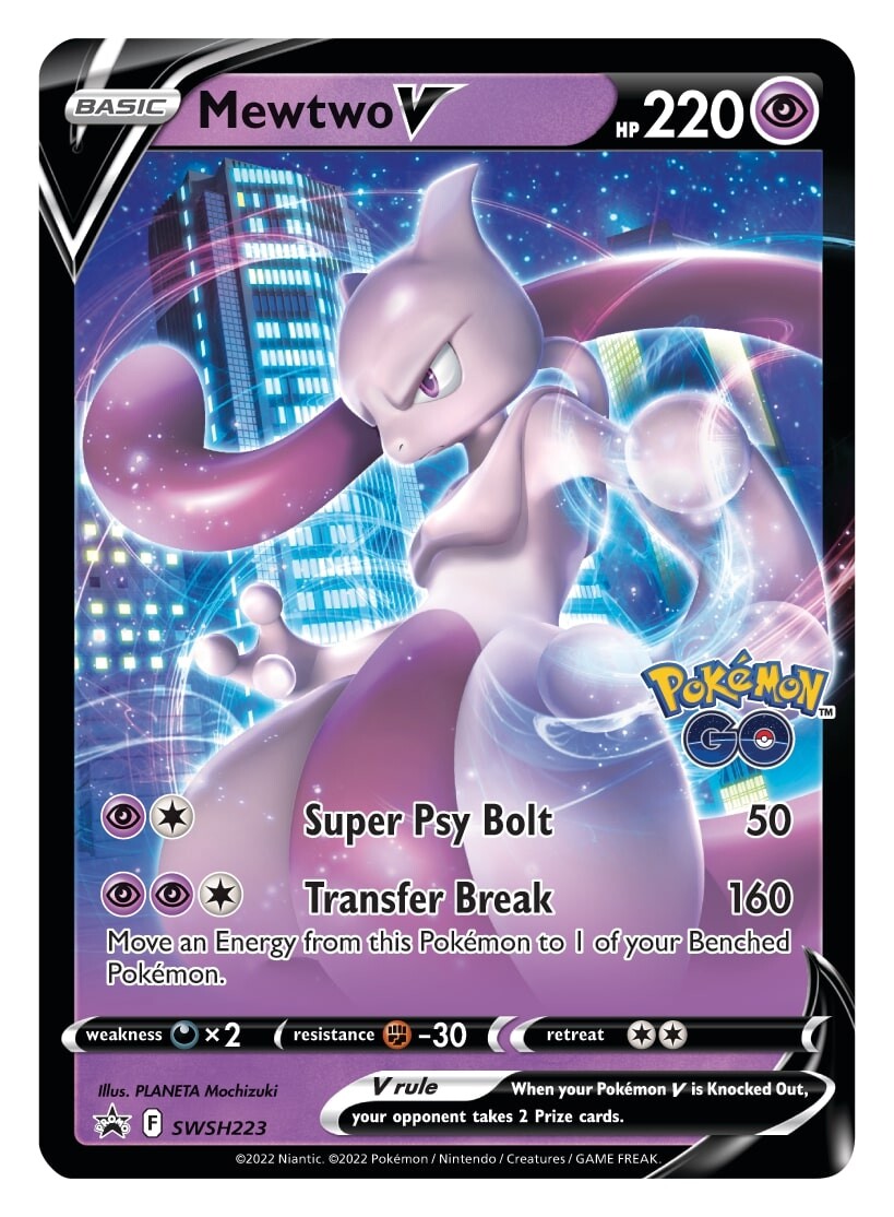 Mewtwo V (SWSH223) [Sword & Shield: Black Star Promos] | The Time Vault CA