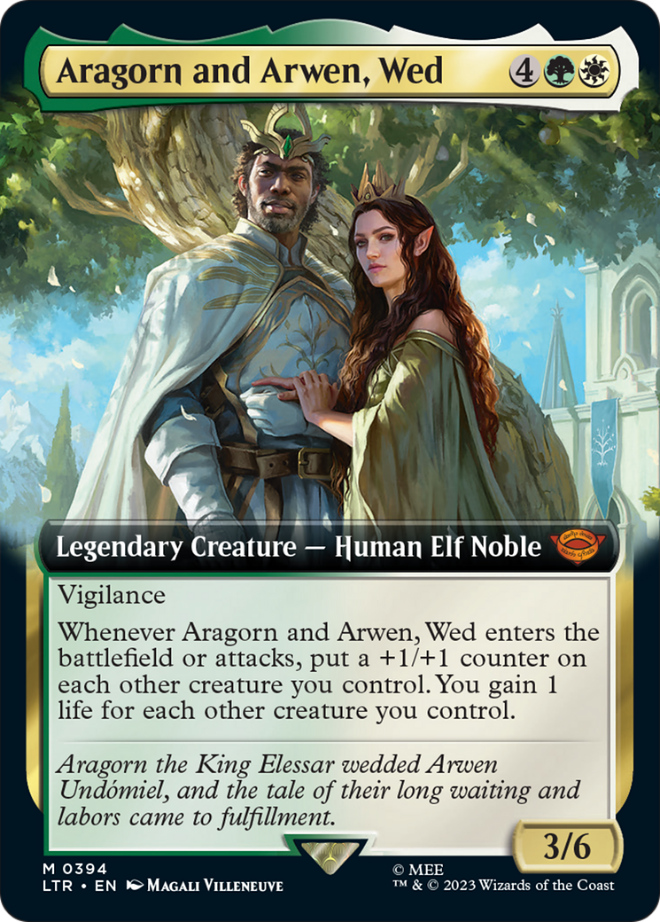 Aragorn and Arwen, Wed (Extended Art) [The Lord of the Rings: Tales of Middle-Earth] | The Time Vault CA