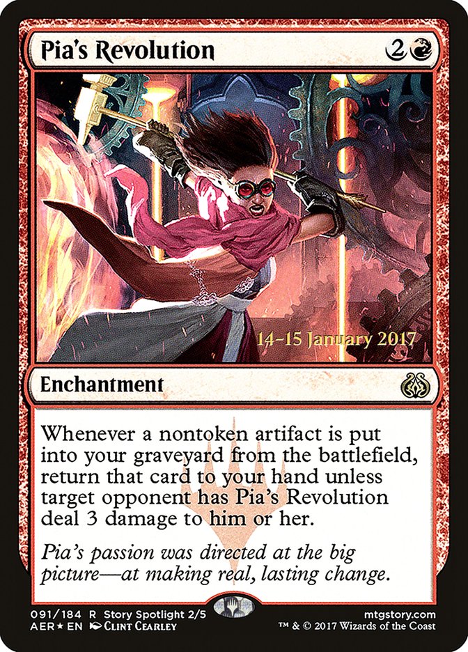 Pia's Revolution [Aether Revolt Prerelease Promos] | The Time Vault CA