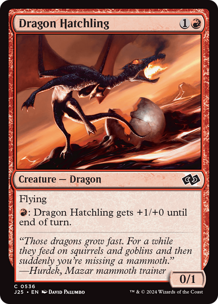 Dragon Hatchling [Foundations Jumpstart] | The Time Vault CA