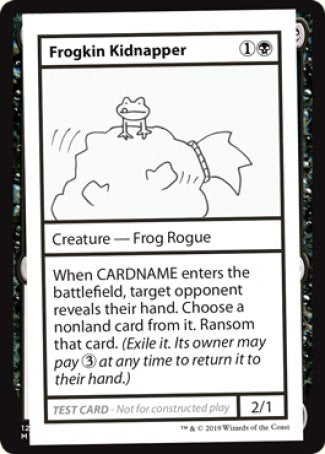 Frogkin Kidnapper (2021 Edition) [Mystery Booster Playtest Cards] | The Time Vault CA