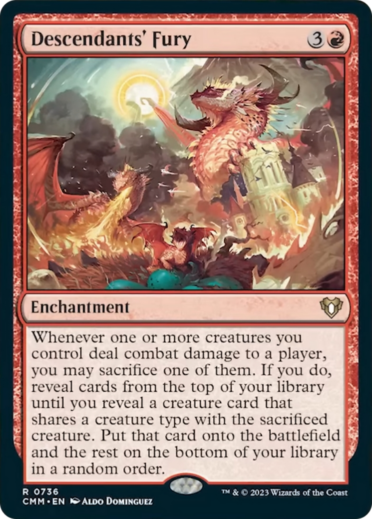 Descendants' Fury [Commander Masters] | The Time Vault CA