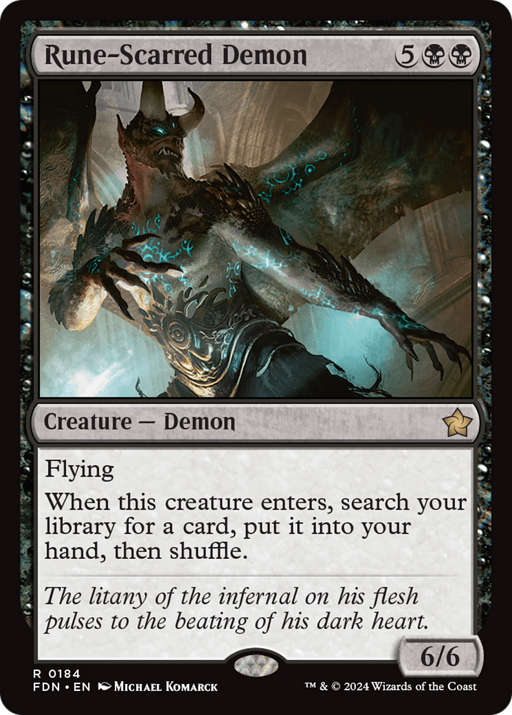 Rune-Scarred Demon [Foundations] | The Time Vault CA