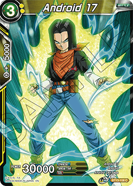 Android 17 (Common) (BT13-108) [Supreme Rivalry] | The Time Vault CA