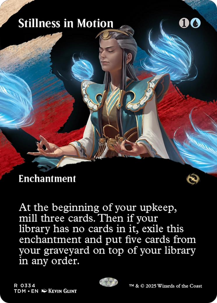 Stillness in Motion (Borderless) [Tarkir: Dragonstorm] | The Time Vault CA