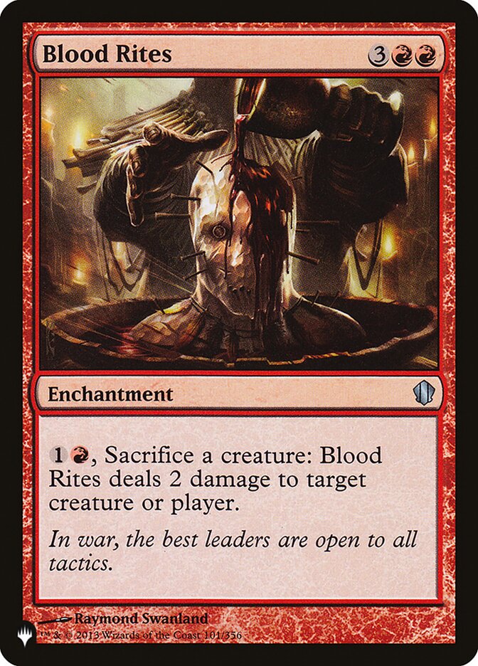 Blood Rites [The List] | The Time Vault CA