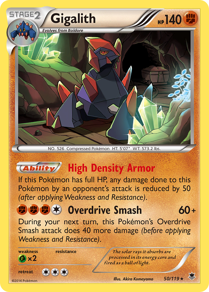 Gigalith (50/119) [XY: Phantom Forces] | The Time Vault CA