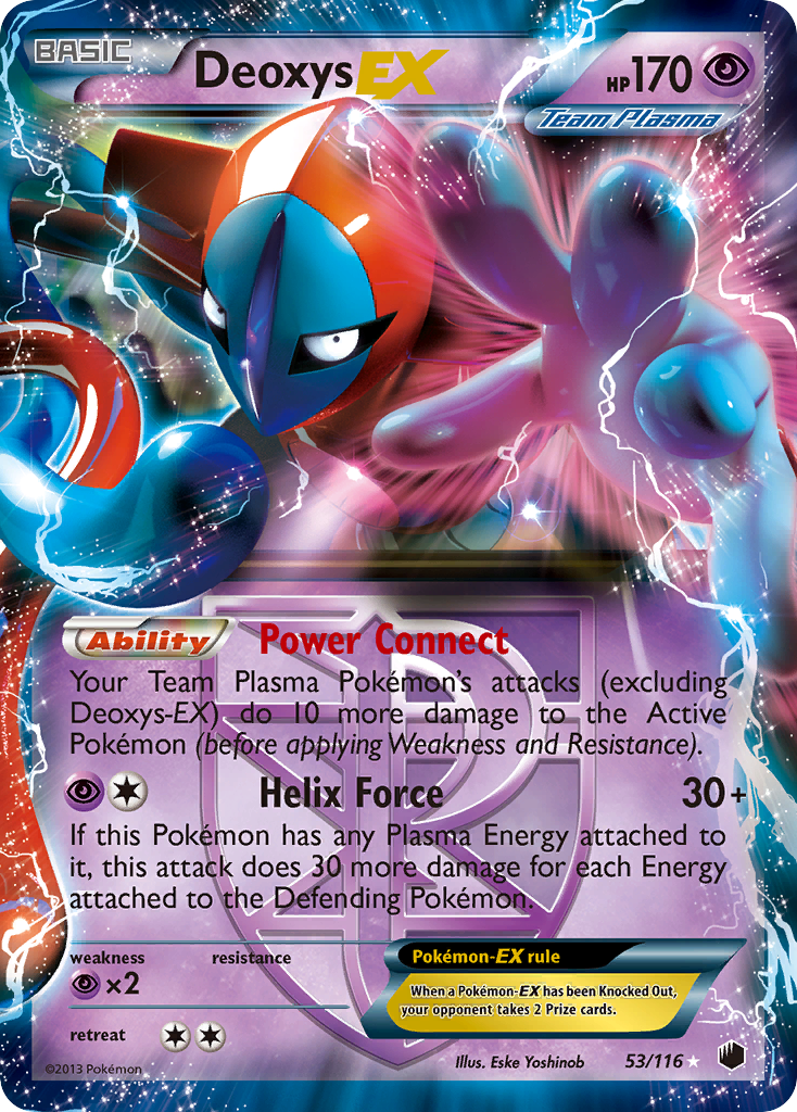 Deoxys EX (53/116) [Black & White: Plasma Freeze] | The Time Vault CA
