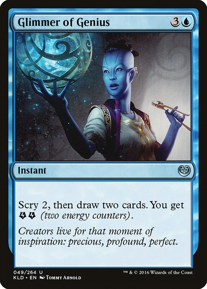 Glimmer of Genius [Kaladesh] | The Time Vault CA