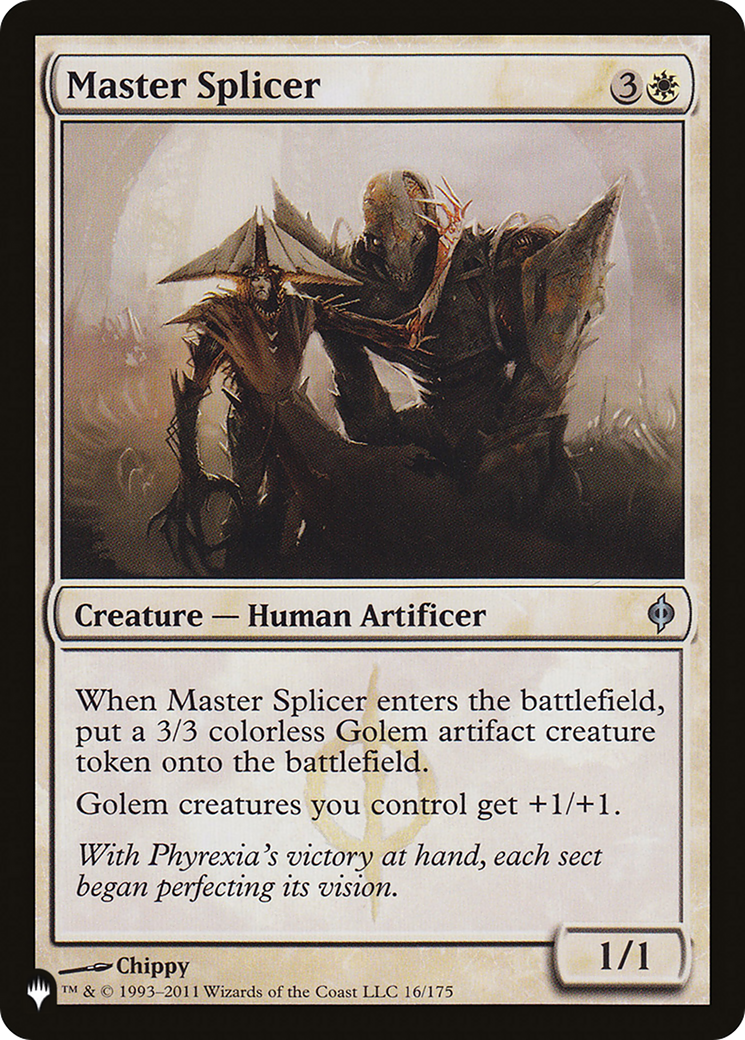 Master Splicer [The List Reprints] | The Time Vault CA