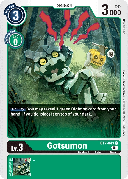 Gotsumon [BT7-043] [Next Adventure] | The Time Vault CA