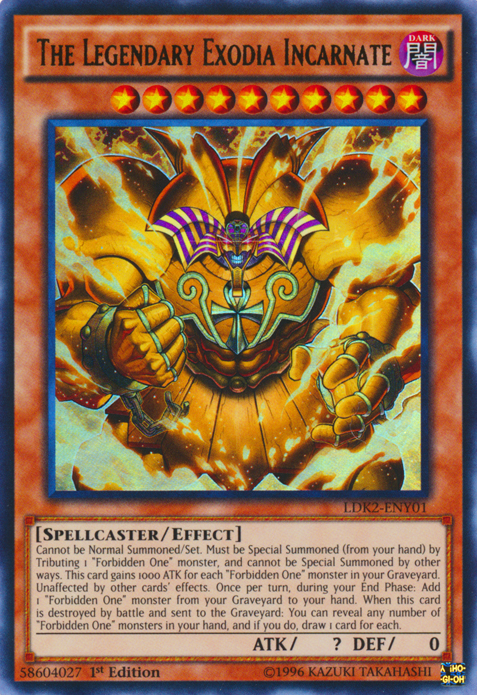 The Legendary Exodia Incarnate [LDK2-ENY01] Ultra Rare | The Time Vault CA