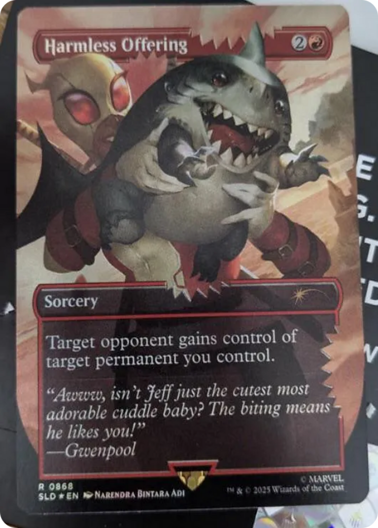 Harmless Offering (Rainbow Foil) [Secret Lair Drop Series] | The Time Vault CA