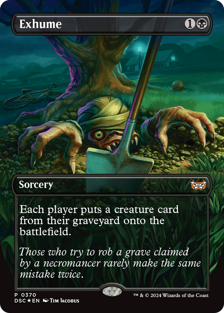 Exhume (Borderless) [Duskmourn: House of Horror Commander] | The Time Vault CA
