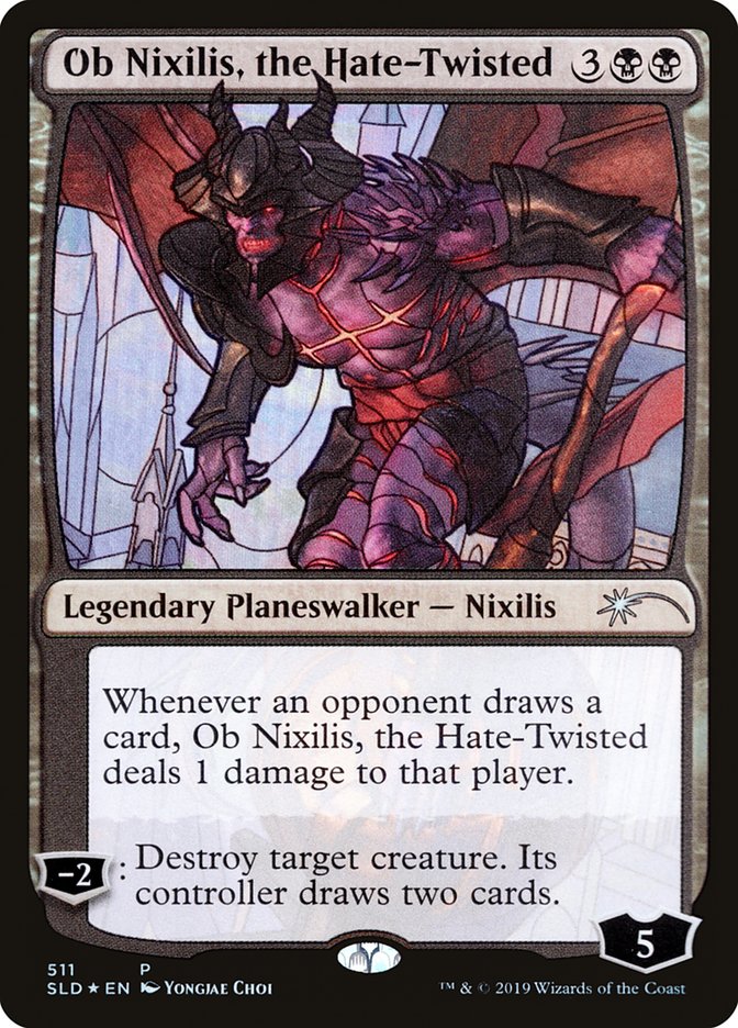 Ob Nixilis, the Hate-Twisted (Stained Glass) [Secret Lair Drop Promos] | The Time Vault CA