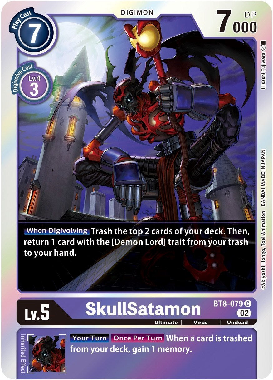 SkullSatamon [BT8-079] (Alternate Art) [Starter Deck: Beelzemon Advanced Deck Set] | The Time Vault CA