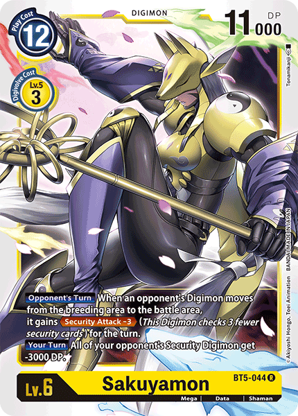 Sakuyamon [BT5-044] [Battle of Omni] | The Time Vault CA