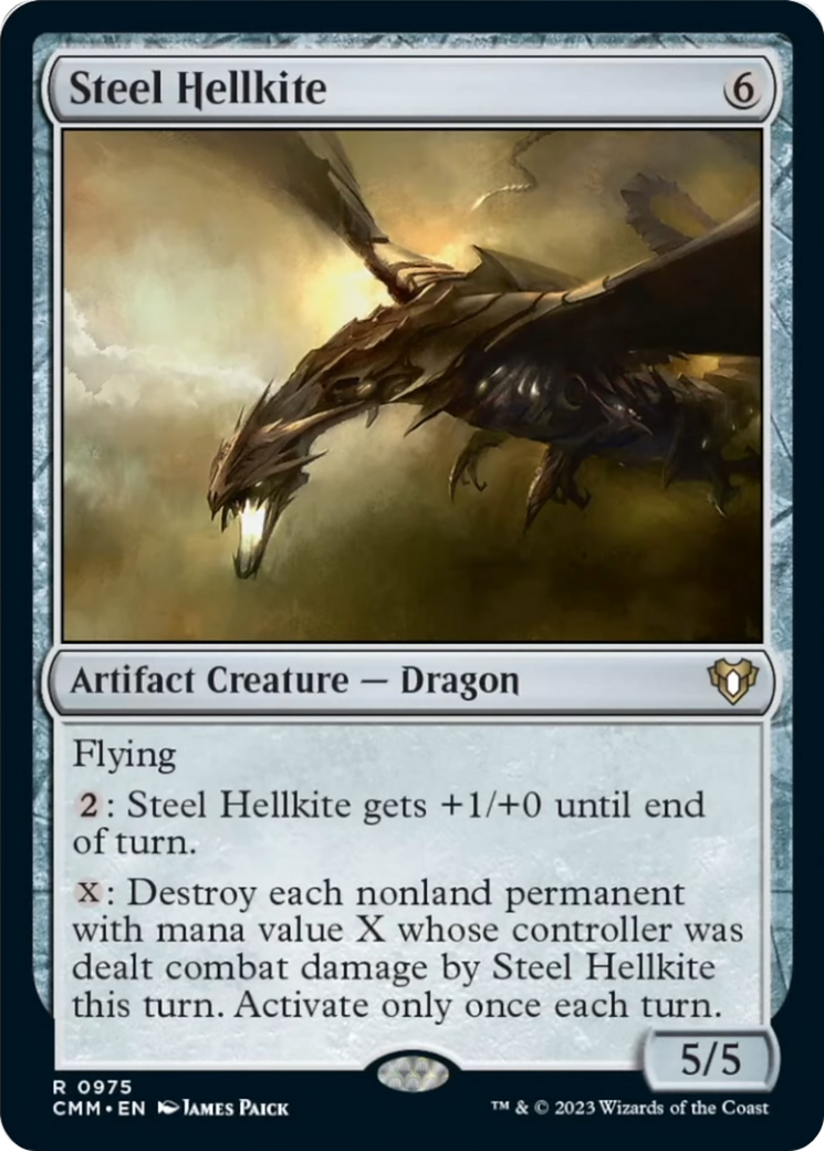 Steel Hellkite [Commander Masters] | The Time Vault CA