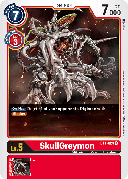 SkullGreymon [BT1-023] [Release Special Booster Ver.1.0] | The Time Vault CA