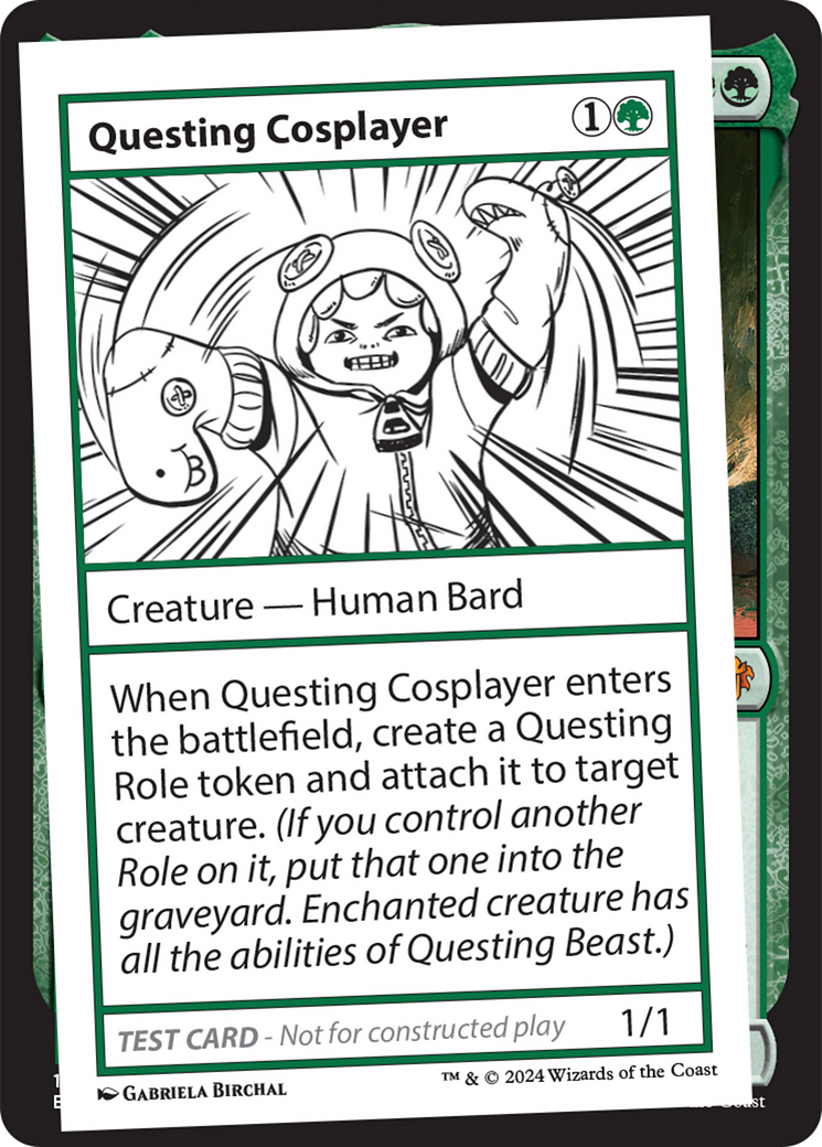 Questing Cosplayer [Mystery Booster 2 Playtest Cards] | The Time Vault CA