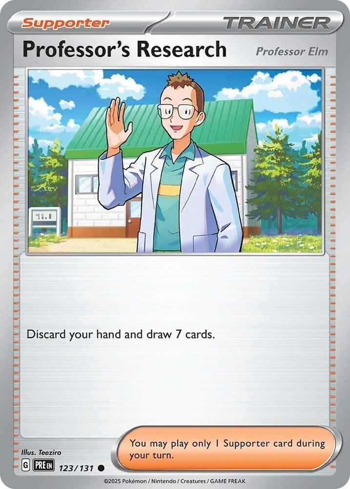 Professor's Research (123/131) [Professor Elm] [Scarlet & Violet: Prismatic Evolutions] | The Time Vault CA