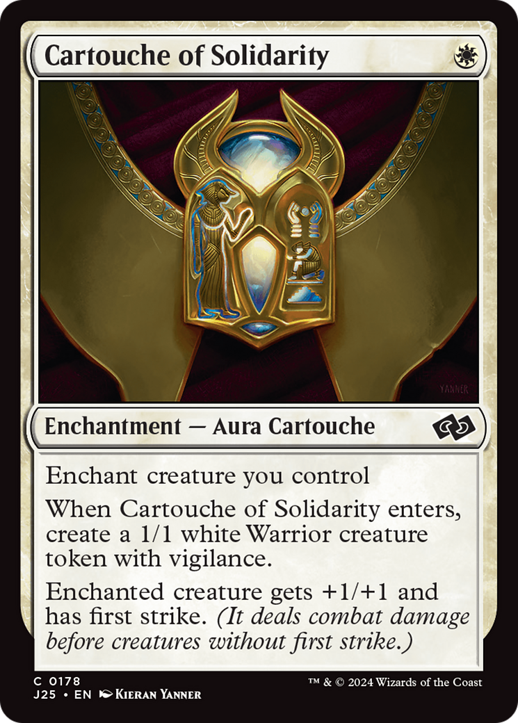 Cartouche of Solidarity [Foundations Jumpstart] | The Time Vault CA