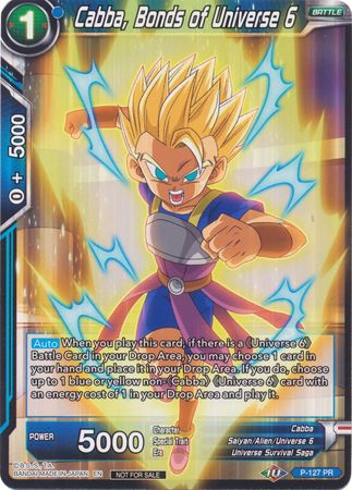 Cabba, Bonds of Universe 6 (Shop Tournament: Assault of Saiyans) (P-127) [Promotion Cards] | The Time Vault CA