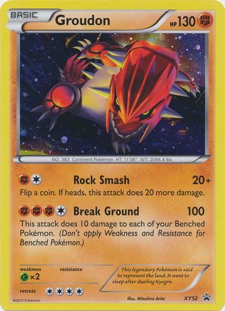 Groudon (XY52) (Jumbo Card) [XY: Black Star Promos] | The Time Vault CA