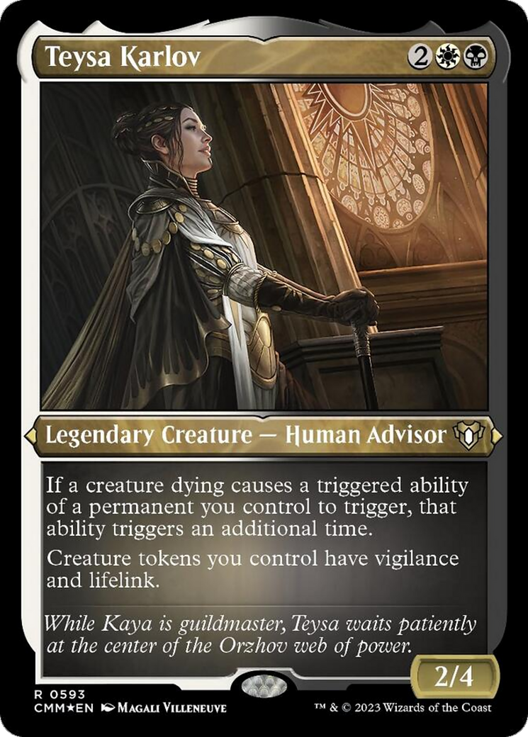 Teysa Karlov (Foil Etched) [Commander Masters] | The Time Vault CA