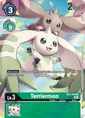 Terriermon [BT3-046] (1-Year Anniversary Box Topper) [Promotional Cards] | The Time Vault CA