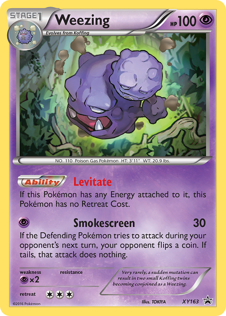 Weezing (XY163) [XY: Black Star Promos] | The Time Vault CA