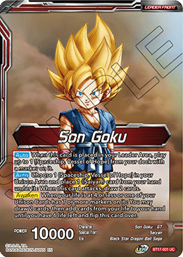 Son Goku // Son Goku, Pan, and Trunks, Space Adventurers (BT17-001) [Ultimate Squad] | The Time Vault CA