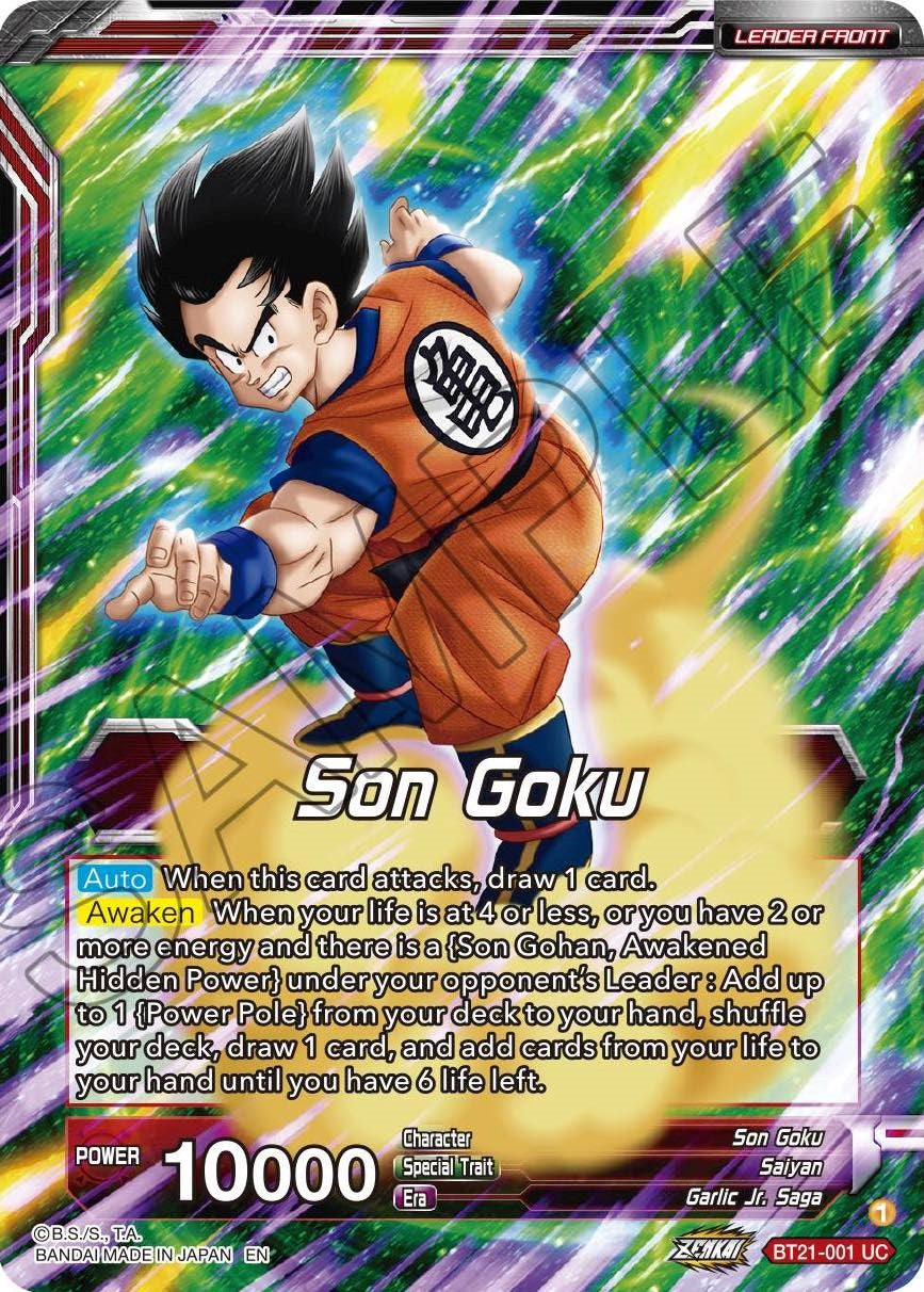 Son Goku // Son Goku, for the Sake of Family (BT21-001) [Wild Resurgence] | The Time Vault CA