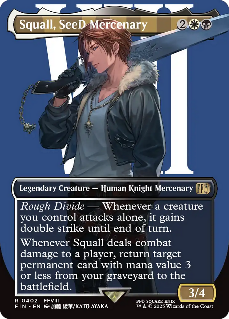Squall, SeeD Mercenary (Borderless) [FINAL FANTASY] | The Time Vault CA