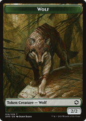 Wolf // Faerie Dragon Double-Sided Token [Dungeons & Dragons: Adventures in the Forgotten Realms Tokens] | The Time Vault CA