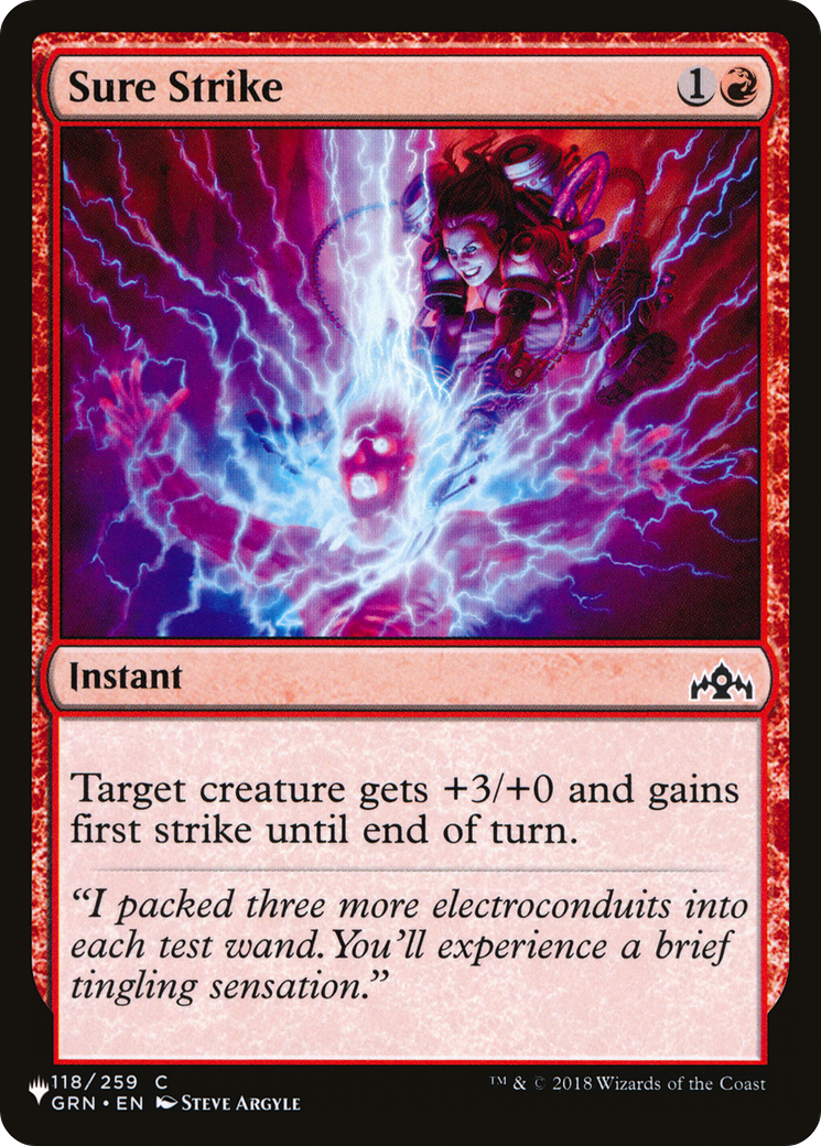 Sure Strike [The List] | The Time Vault CA