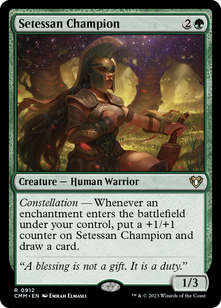 Setessan Champion [Commander Masters] | The Time Vault CA