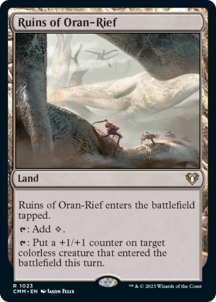 Ruins of Oran-Rief [Commander Masters] | The Time Vault CA