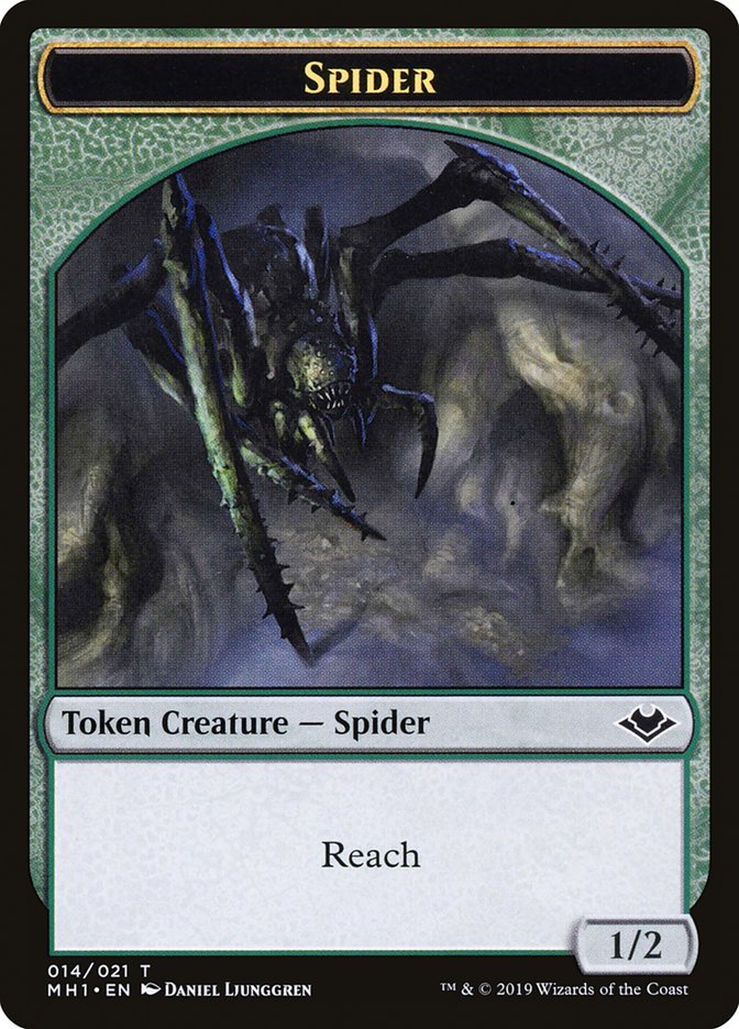 Elemental (008) // Spider (014) Double-Sided Token [Modern Horizons Tokens] | The Time Vault CA