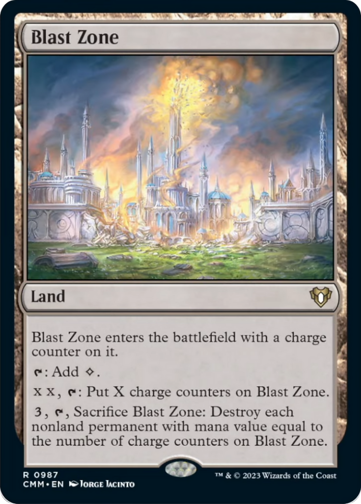 Blast Zone [Commander Masters] | The Time Vault CA