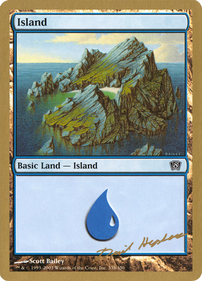 Island (dh338) (Dave Humpherys) [World Championship Decks 2003] | The Time Vault CA