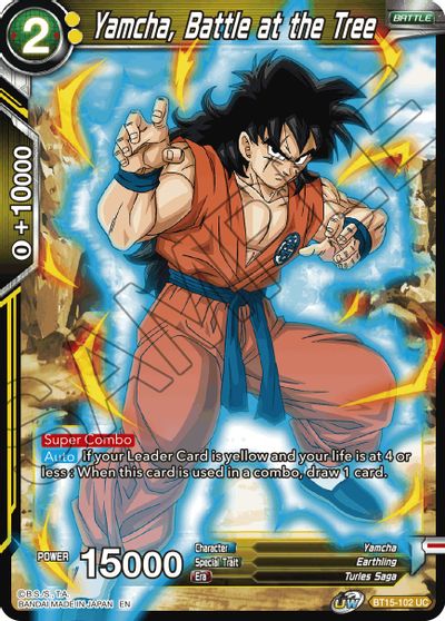 Yamcha, Battle at the Tree (BT15-102) [Saiyan Showdown] | The Time Vault CA