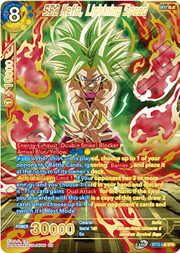 SS2 Kefla, Lightning Speed (SPR) (BT15-148) [Saiyan Showdown] | The Time Vault CA